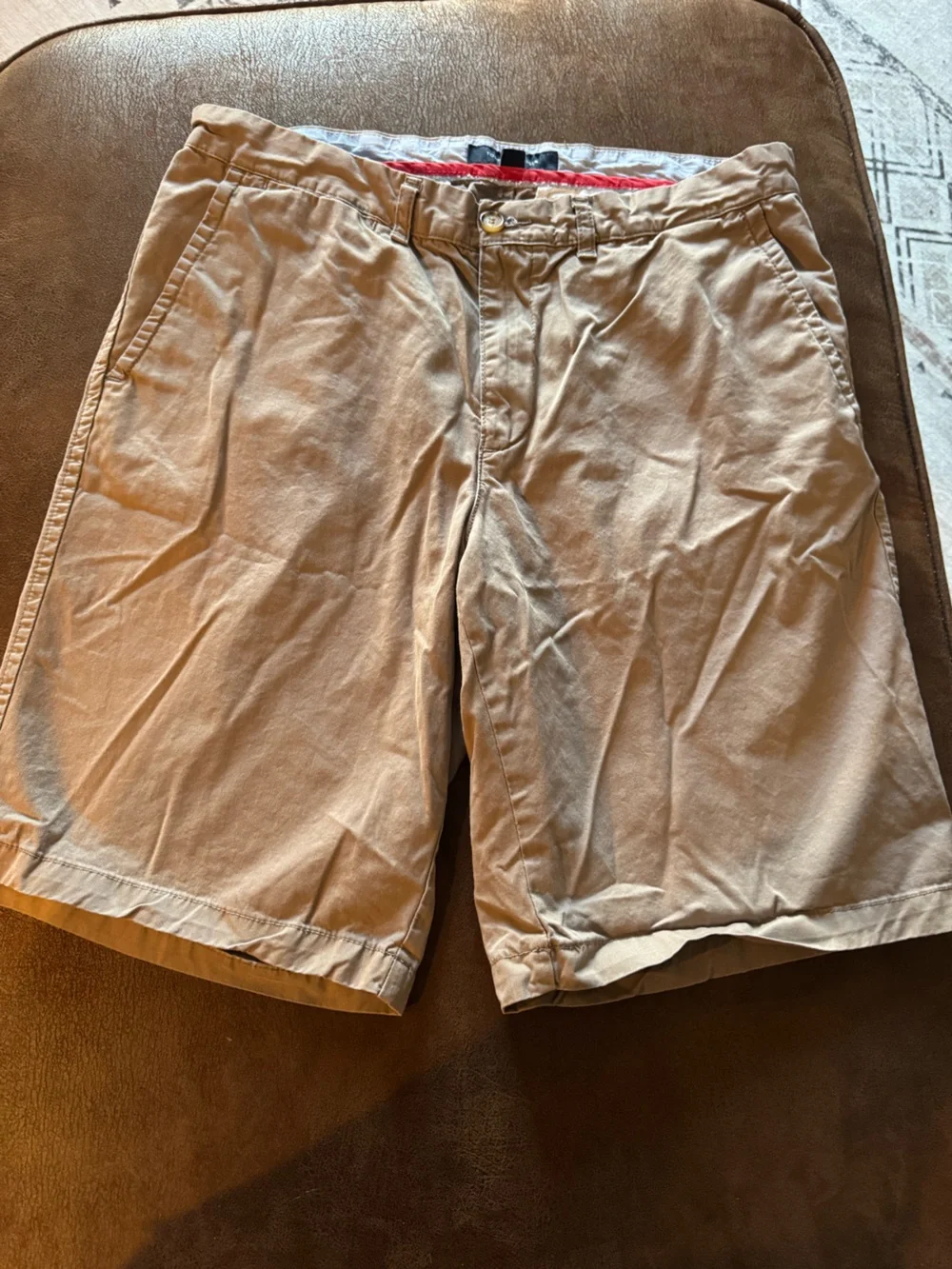 Tommy Hilfiger Men's Khaki Chinos in Light Brown Sz 34-Like New!